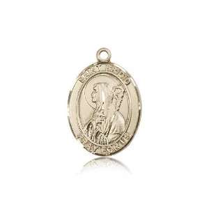  14kt Gold St. Brigid of Ireland Medal Jewelry