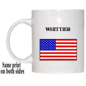  US Flag   Whittier, California (CA) Mug 
