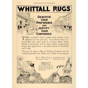  1918 Ad M. J. Whittall Oriental Rugs Floor Coverings 