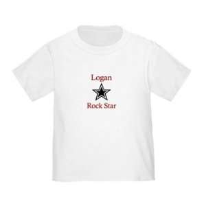  Personalized Logan Rock Star Infant Toddler Shirt Baby
