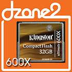 Kingston CompactFlash Ultimate 600x 32GB CF Card #M119