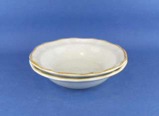 Mikasa Garden Club 2 Cereal Soup Bowls Embossed Scallop  