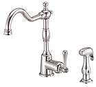 Cucina 3300 40 TS PN Two Handle Single hole Kitchen Faucet Polished 