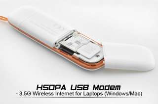 HSDPA USB MODEM 3.5G WIRELESS INTERNET FOR LAPTOPS  