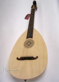 NEW CLASSICAL ACOUSTIC 6 STRING SOLID SPRUCE HAND CARVED LUTE GUITAR 