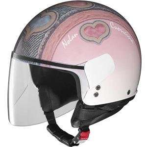   Nolan N30 Art Plus Half Helmet   Small/White/Angel Heart Automotive