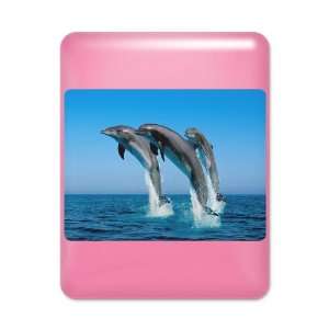 iPad Case Hot Pink Dolphins Dancing 