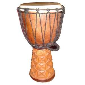  20 African Djembe Engraved Wood Drum 