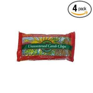 Sunspire Chips Baking Carob Unsweetened, 10 Ounce Bags (Pack of 4)