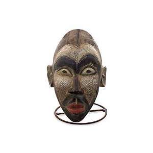  NOVICA Congolese wood African mask, Elanda