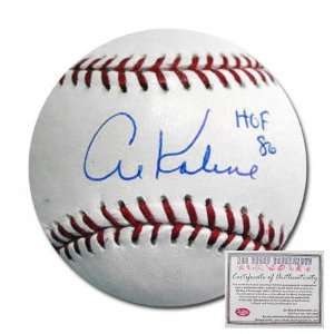  Al Kaline Autographed Baseball with HOF 80 Inscription 