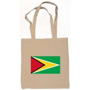  Guyana, Guyanese Flag Tote Bag Natural 
