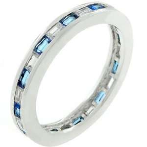  Sapphire Stacker Ring (size 10) 