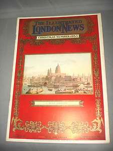 1953 ILLUSTRATED LONDON NEWS Christmas Record Edition NR  