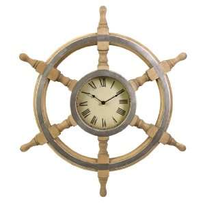  26d Wood Ship Wheen Wall Clock