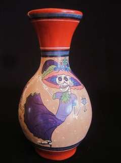   Pottery Folk Art Tonala Pablo Ramos Lucano day of the dead  