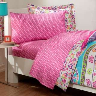 NEW Peace Signs Multicolor Girls Bed in a Bag Comforter Set  