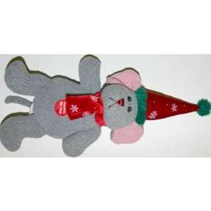  CHANNEL KNIT CHRISTMAS MOUSE