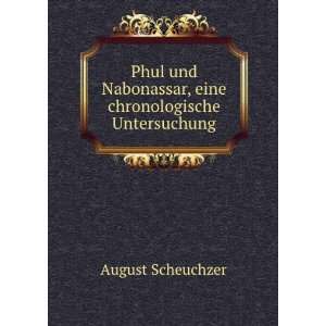  eine chronologische Untersuchung August Scheuchzer  Books