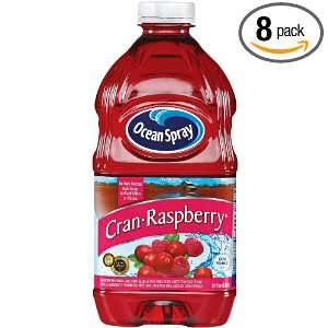 Ocean Spray Cran Raspberry Drink, 64 Ounce Bottles (Pack of 8)
