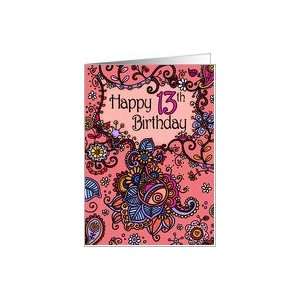  Happy Birthday   Mendhi   13 years old Card Toys & Games