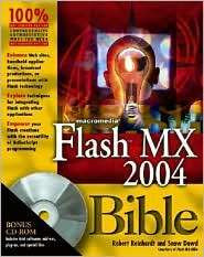 Macromedia Flash MX 2004 Bible, (0764543032), Reinhardt, Textbooks 