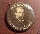 CHARLES HUGHES GOP PRESIDENTIAL CAMPAIGN 1916 button  