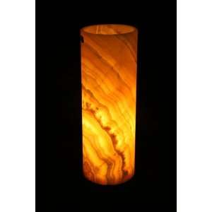  Cylinder Onyx Table Lamp 5 7/8 x 15/ 3/4 One Piece