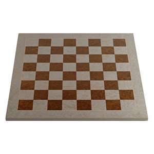  Light Grey & Brown Wood Chessboard Toys & Games