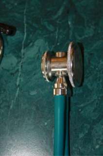 Teal Green Stethoscope Used  