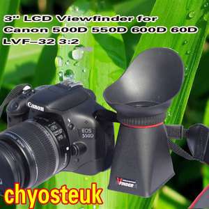 LCD Viewfinder Extender for CANON EOS 550D REBEL T2I  