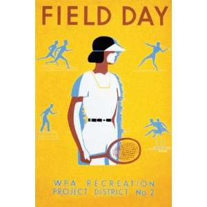  Field Day 12x18 Giclee on canvas