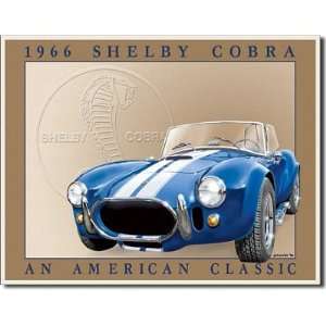  Shelby Cobra 1966 An American Classic Retro Vintage Tin 