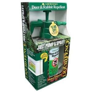   Deer & Rabbit Repellent Pressure Sprayer, 48oz Patio, Lawn & Garden