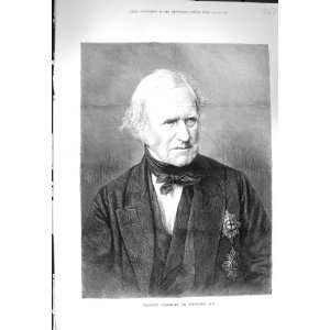   1875 Antique Portrait Viscount Stratford De Redcliffe