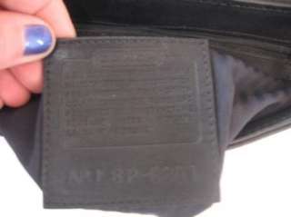 Vintage COACH Black Leather Satchel Sling Bag Purse Lovely  