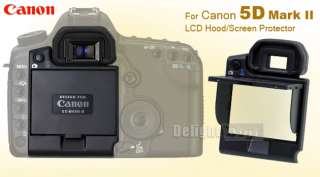 LCD Hood Screen Protector O3G For Canon EOS 5D Mark II  
