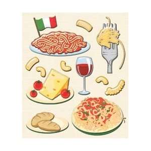 Company Sticker Medley Italian; 6 Items/Order 