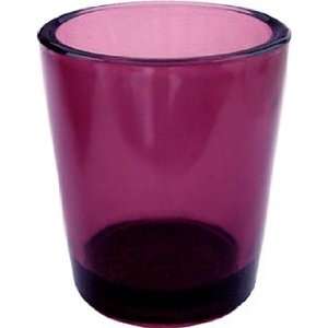 GLASS VOTIVE HLDR 3in. VIOLET