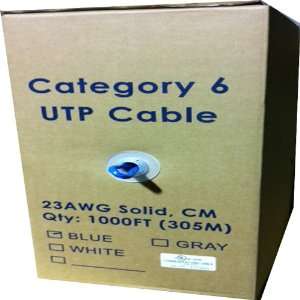  DynaCable® UL Listed Cat6 UTP Solid Bulk Cable, 600 Mhz 