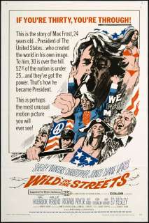 Wild in the Streets U.S. One Sheet Movie Poster  
