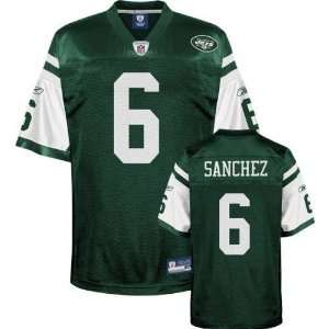 Reebok® NFL Equipment New York Jets #6 Mark Sanchez Kids Green Repli 