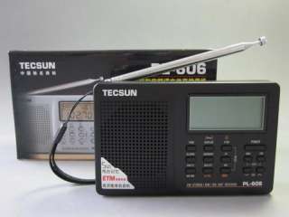 TECSUN PL 606 ETM ATS DSP World Band Radio PL606 Black  