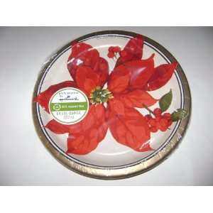  CHRISTMAS POINSETTIA PAPER PLATES LUNCH