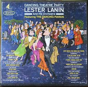 LESTER LANIN / DANCING THEATRE PARTY REEL TO REEL TAPE  