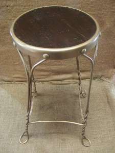   Chair Stool  Antique Old Stools Parlor Plant Stand Table 6440  