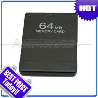 64MB MEMORY CARD FOR PLAYSTATION 2 PS 2 64 MB PS2 NEW  