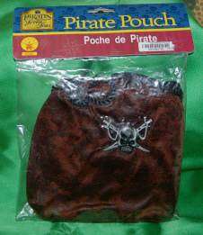 Rubies 6502 Halloween Pirate Pouch Pirates Seven Seas  