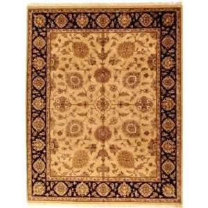  Due Process Kendra Kashan Gold Black 12 X 18 Area Rug 