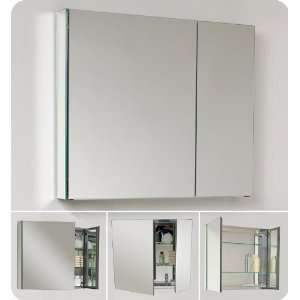 com Fresca FMC8090 Mirror 30 Double Door Frameless Medicine Cabinet 